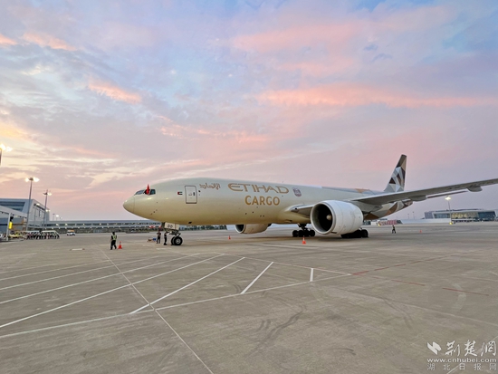 飛機(jī)停靠完畢。金康 攝.jpeg